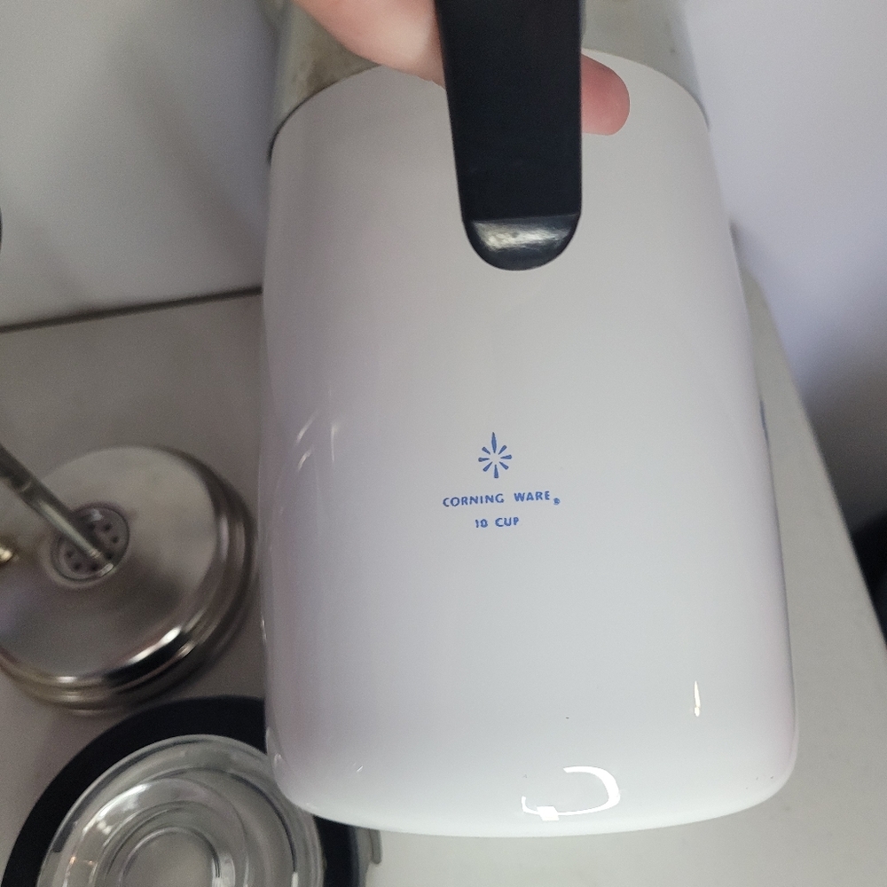 Corningware Blue Cornflower electric percolator 10 cup. Coffe Pot no cord - Picture 6 of 6